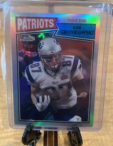 RARE💎2015 Topps Chrome 60th Refractor #T60-RGR Rob Gronkowski /99 Patriots - Picture 1 of 2