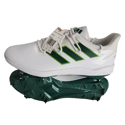Adidas Adizero Afterburner Metal Baseball Cleats Green H00973 Men's Size 13.5 - Imagem 1 de 4