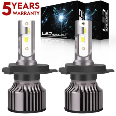 For Honda NPS50 Ruckus 50 2003-2016 LED Headlight H4 9003 6000K Light Bulb V25QC - Image 1 of 4
