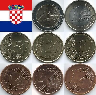 Kroatien Euromünzen Von 2023 Bis 2023, Unzirkuliert/bankfrisch • 6.59€