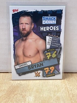 2021 Topps Slam Attax WWE SMACKDOWN Heroes #261 Daniel Bryan - Image 1 of 2