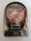 New Simi Digital Ready HPV-Silver Bass Stereo Headphones with Bass Booster NOS