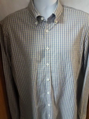 Camisa de vestir informal de algodón a cuadros azul blanco y verde Thomas Pink para hombre 16/41 Foto 1 de 4
