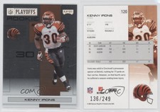 2007 Playoff NFL Playoffs Silver Metalized /249 Kenny Irons #120 Rookie RC