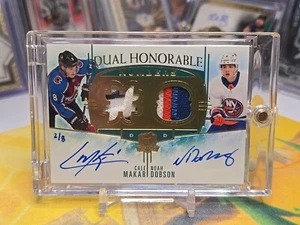 2019 THE CUP CALE MAKAR/NOAH DOBSON DUAL HONORABLE #'s PATCH AUTO 2/8 No. HN2-MD - Bild 1 von 2
