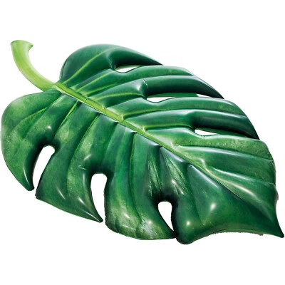 Intex Luftmatratze Palm Leaf 213x142cm Pool Matte Aufblasbar Tropisch Grün - Bild 1 von 4