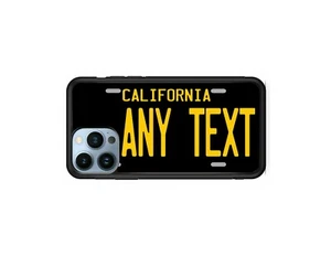  CASES PARA CELULAR DISEÑO PLACA CALIFORNIA / CALIFORNIA PLACA BUMPER PHONE CASE - Picture 1 of 7