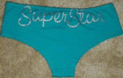 Joe Boxer 比基尼绿松石超级明星内裤 L 码 7 全新无标签 — 第 1/4 张图片