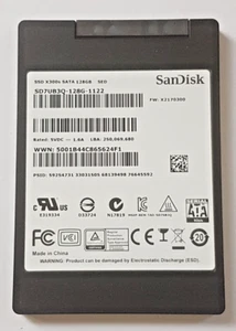 128 GB SATA SanDisk SSD X300s SD7UB3Q-128G-1122 Sed 2D-NAND MLC 2,5 " Hard Drive - Picture 1 of 1