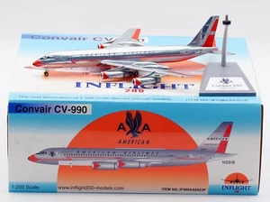 INFLIGHT 1:200 AMERICAN Airline CONVAIR CV-990 Diecast Aircraft Jet Model N5618 - Picture 1 of 15