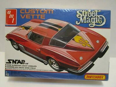 1981 AMT MATCHBOX STREET MAGIC CUSTOM VETTE 1/43 MODEL KIT **FACTORY SEALED** - Image 1 of 2