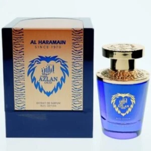 Al Haramain Azlan Oud Blue for Men 3.33 oz Edp Spray - Picture 1 of 1