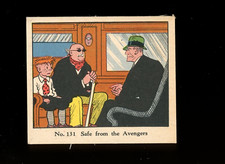 1937 R41 Walter H. Johnson Dick Tracy Caramels #131 Safe from the Avengers