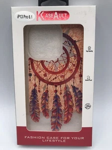 iPhone 13 Pro 6.1 Orange Dreamcatcher Design Cell Phone Case Shock Proof - Picture 1 of 4