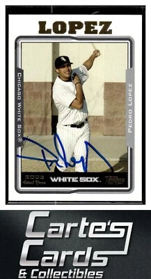 Pedro Lopez 2005  Topps Update #UH251 White Sox TTM/IP Signed Autographed - Image 1 of 2