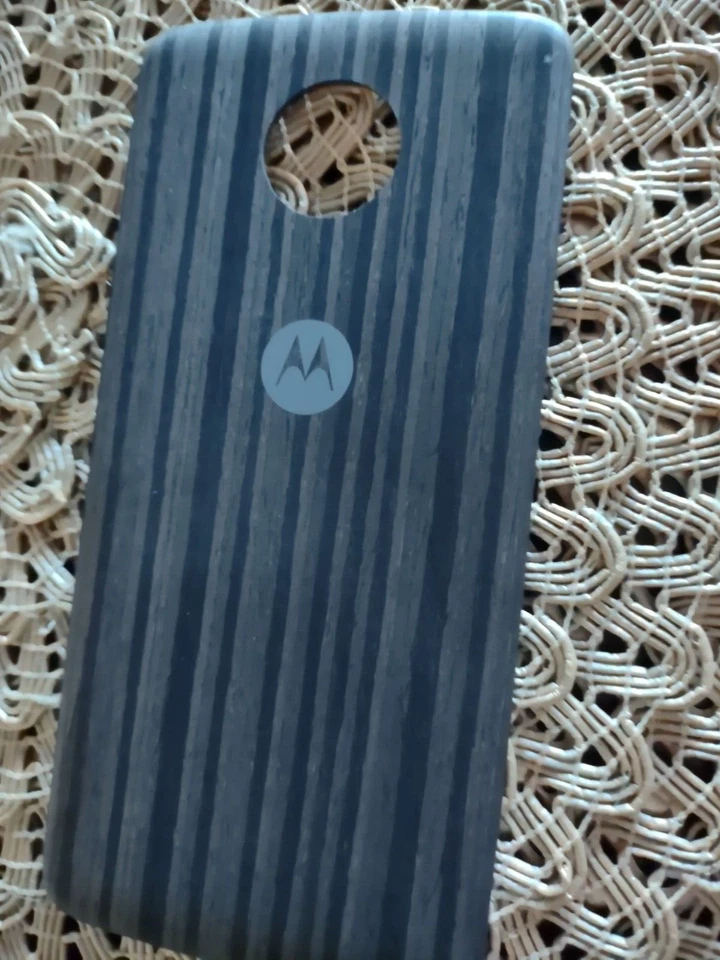 Motorola Moto Mod Estilo Carcasa Grano Madera para Motorola Moto Z Z2 Z3 Excelente Foto 1 de 2
