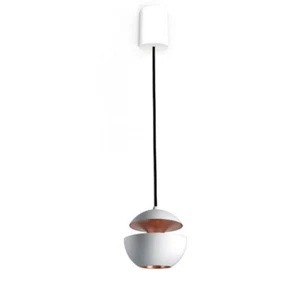 HERE COMES THE SUN LUSTRE PLAFONNIER SUSPENSION BOULE BLANC 17.5CM NEUF - Picture 1 of 1