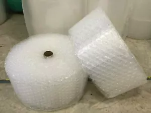 ZV 1/2" x 12" x 1000' 1000FT Large Clear Bubble Padding Cushioning Wrap Roll - Picture 1 of 2