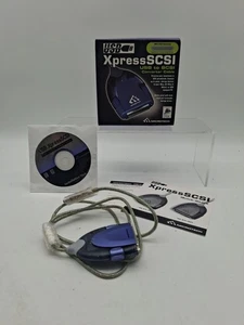 Cable convertidor Microtech XpressSCSI USB a SCSI DB25 Mac iMac G3 adaptador, PC - Imagen 1 de 7
