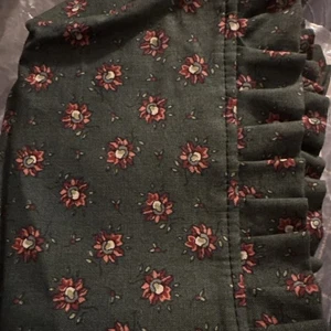 Despensa Longaberger / Forro de cesta de reunión pequeña - SU - Verde Floral - Imagen 1 de 1
