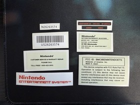 Nintendo NES Console Label Set Bundle 