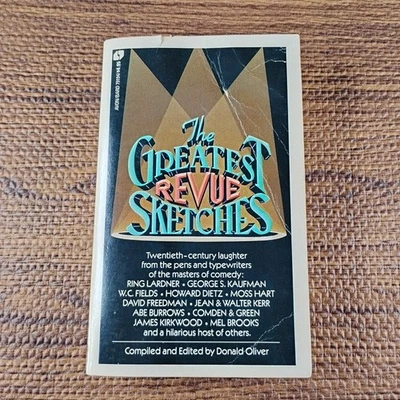Greatest Revue Sketches by Donald Oliver 1982 Avon Bard Paperback Book Foto 1 de 4