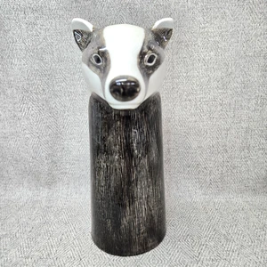 Keramik Dachskopf Vase von Wachtel. Blumen Sukkulenten Pflanzen Wohndeko - Bild 1 von 7