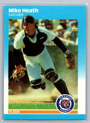 Mike Heath 1987 Fleer Update Detroit Tigers U-42 - Image 1 of 2