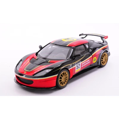 LOTUS EVORA S BLUE/RED 1:24 Motormax Auto Stradali Modellino Nuovo - Immagine 1 di 2