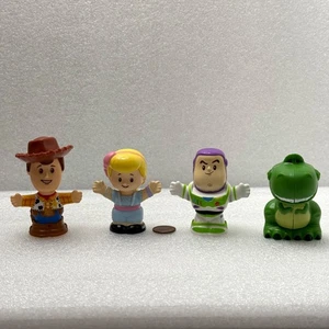 Little People Toy Story Figuren / Tier Set Rex Woody Buzz Bo Peep 4er Set - Bild 1 von 12