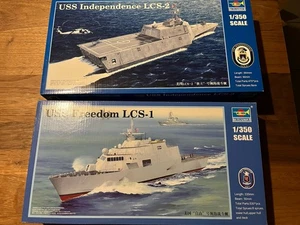 Trumpeter 1:350 USS Freedom LCS1 + USS Independece LCS 2 - 2 Bausätze - Bild 1 von 1