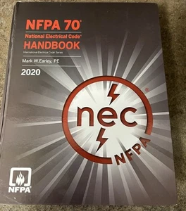NFPA 70, National Electrical Code Handbook : 2020 Edition by National Fire... - Foto 1 di 6
