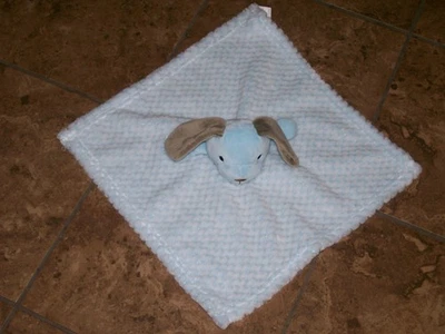 Manta de seguridad para bebé con textura azul marrón cachorro perro Okie Dokie Lovey 2018 en muy buena condición Foto 1 de 4