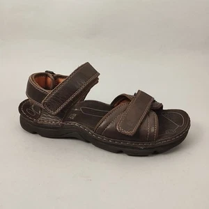 Sandali Clarks uomo 8 G pelle marrone aria attiva comfort casual passeggio outdoor - Foto 1 di 14