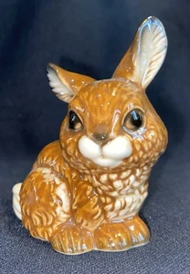 Goebel Germany brauner Hase Kaninchen Figur sitzend 3 1/2'' - Bild 1 von 7