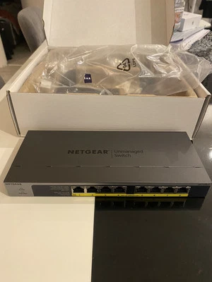 NETGEAR GS108LP 8 Port Rack Mountable Ethernet Switch - GS108LP-100EUS - Image 1 of 4