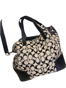 Coach Hadley Signature Duffle Tote With Removable Shoulder Strap E1480-F28981 - Picture 1 of 5