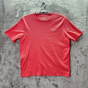 Tommy Bahama T-Shirt XL Red Graphic Tee Keeper of the Flame BBQ Tiki Grill 100% - Picture 1 of 10