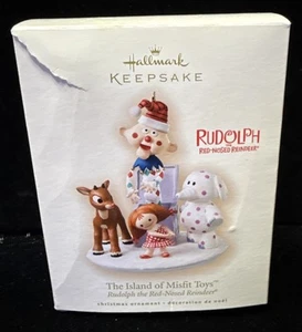 2007 Hallmark Keepsake Ornament Island of Misfit Toys Rudolph Red-Nosed Reindeer - Picture 1 of 7