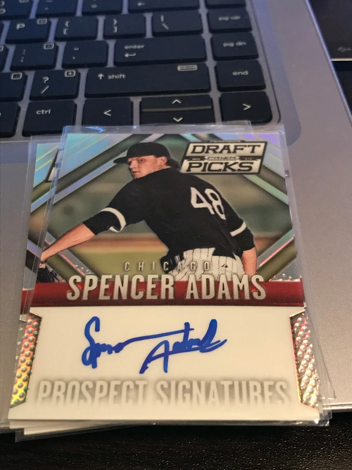 SPENCER ADAMS 2014 PRIZM DRAFT PICKS ROOKIE AUTO WHITE SOX! ML1 - Image 1 of 1