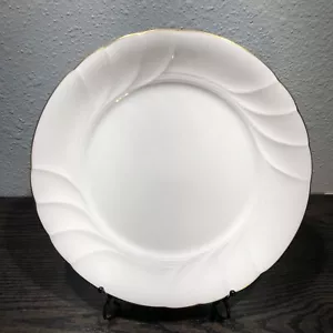Fede nuziale Mikasa Fine China piatto 10 1/2" bordo oro L9709 Giappone - Foto 1 di 12