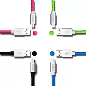 Cell Phone Heavy Duty 4-Pack 3ft/1m Sync/Charge cable For Most Android Phones. - Picture 1 of 7