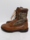 ROCKY BROWN LEATHER/CAMOUFLAGE THINSULATE HUNTING HIKING LADIES 11M BOOTS