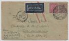 India 1929 Aug 14 Airmail Poona City To Tanganyika Kgv Imperial Airways Karachi