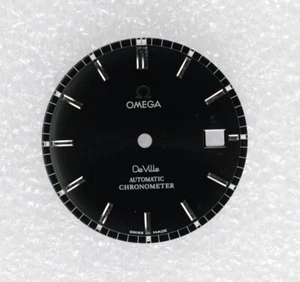 Omega DeVille Automatic Chronometer Zifferblatt Schwarz 30mm  - Picture 1 of 3