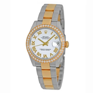 ROLEX Steel & 18K Yellow Gold 31mm Diamond Datejust 178383  Box Warranty MINTY - Picture 1 of 5