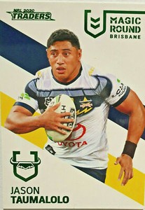 2020 NRL Traders Magic Round Parallel Card JASON TAUMALOLO COWBOYS MRP09 MRP9 
