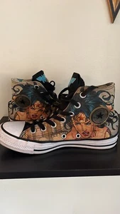 Converse All Stars Womens 6 Mens 4 DC Comics Wonder Woman High Top Sneakers - Picture 1 of 9