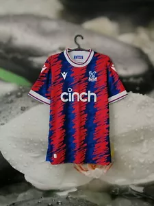 Crystal Palace 2022 - 2023 home football shirt jersey camiseta Macron size M - L - Picture 1 of 6