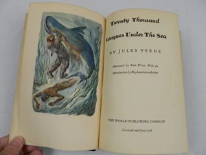 Twenty Thousand Leagues Under The Sea - Rainbow Classics - by Jules Verne 1946 - Foto 1 di 11